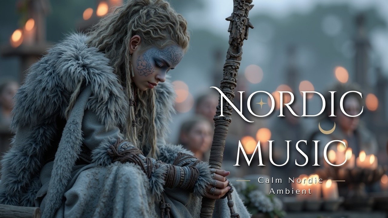 Скандинавская народная музыка для сна 🌙 Спокойный скандинавский эмбиент и звуки природы