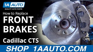 How to Replace Front Brakes 03-07 Cadillac CTS