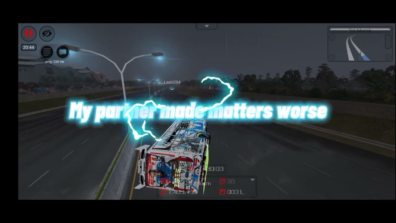 My bus flew so high🥲