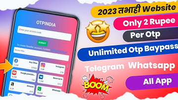 How to Bypass Otp Any App | Indian Number OtpBypass Trick | Indian Virtual Number Otp Bypass Trick.