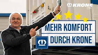 Convenient and quick: How to open the sliding roof of the KRONE Profi Liner | KRONE TV