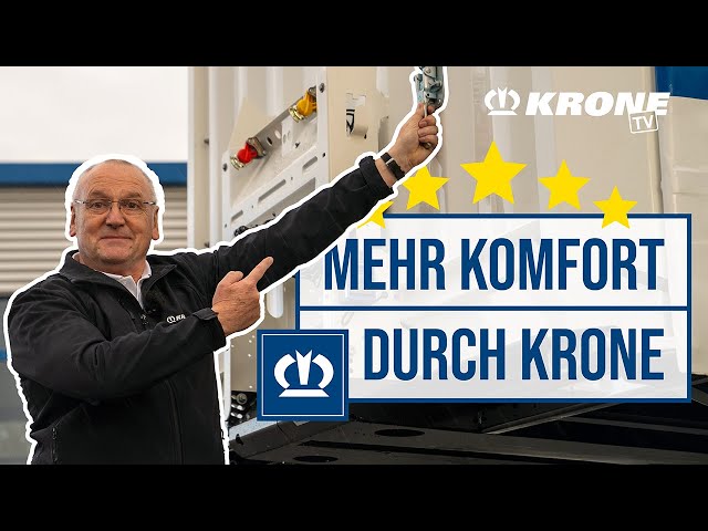 Convenient and quick: How to open the sliding roof of the KRONE Profi Liner | KRONE TV