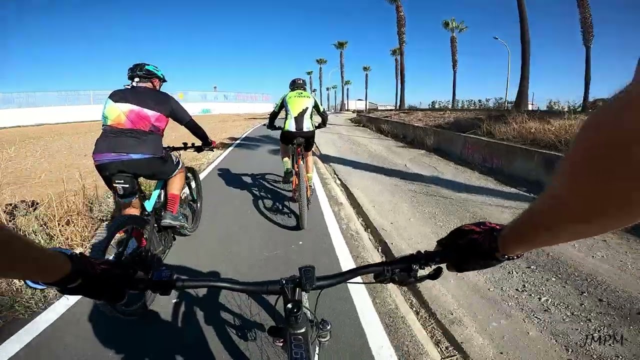 RUTA MTB ( Trigueros - Gibraleón - Corrales - Huelva  - Gibraleón - Trigueros) Rockrider eST900