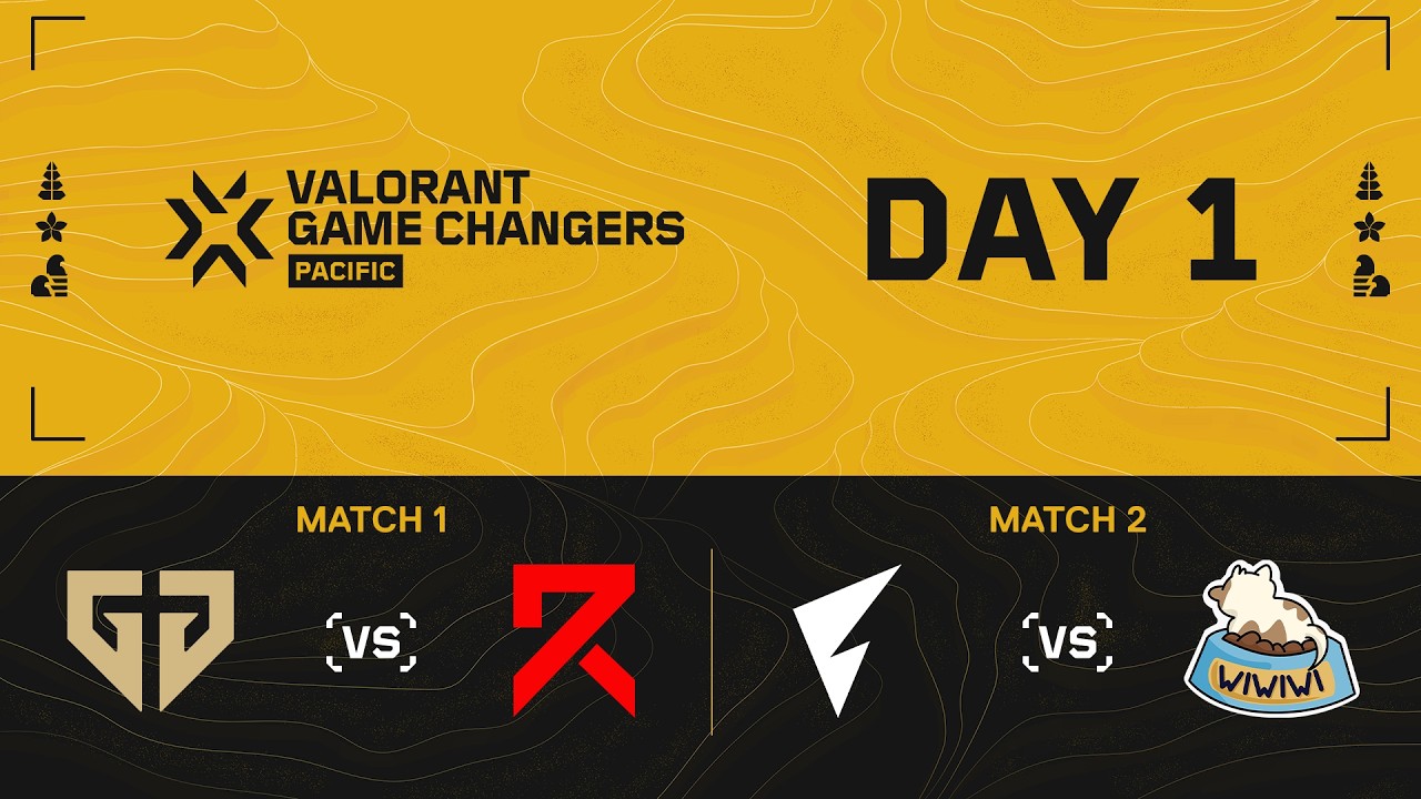 GEN.G GC vs. RIE / FL GC vs. WIWI — VCT Game Changers Pacific — Day 1