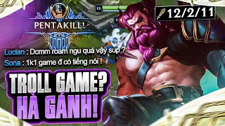 TEAM CÃI NHAU, NHÀ CHÍNH CÒN 1 MÁU & PHA OLAF PENTAKILL KÉO GAME LẬT KÈO | HÀ TIỀU PHU OLAF VS YONE