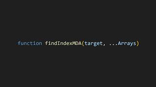 Finding indexes of multi dimensional arrays in js