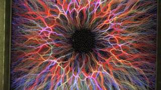 String Art NEBULA Mandala in Mashroom