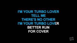 Turbo Lover in the style of Judas Priest karaoke video