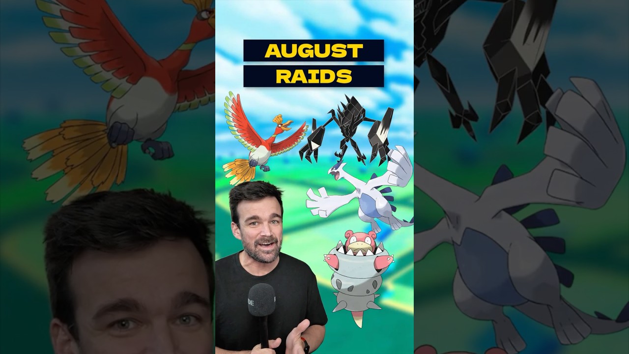 Все рейды Pokemon Go на август!