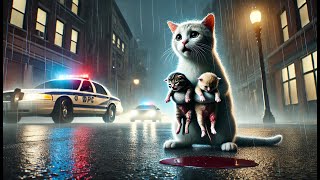 Emotional Story Of A Stray Cat And Her Kittens