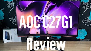 Aoc C27g1 27 144hz Curved Gaming Monitor Review Youtube