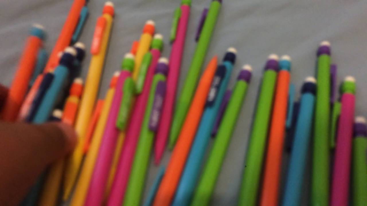 BIC mechanical pencils unboxing and review - YouTube