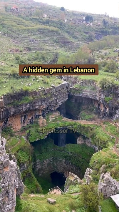 A hidden gem in Lebanon. A beautiful nature place #travel #waterfall #destination