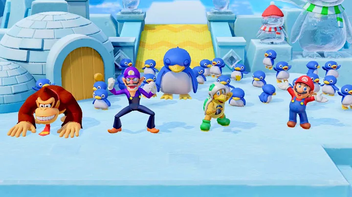 Super Mario Party Minigames - Donkey Kong, Waluigi, Hammer Bro and Mario (Master Difficulty)