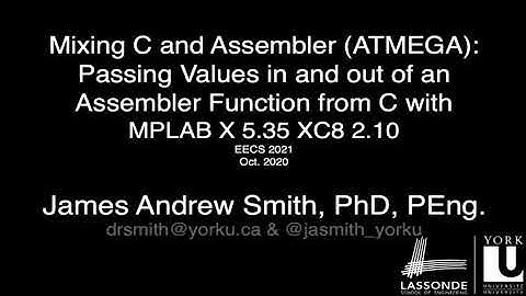Lab E: Further Exploration in Mixing C and Assembler on the ATMEGA328 in MPLAB X (3 of 3)