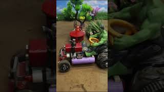 DIY Mini Tractor Grass Project  | Farming Hack#shorts