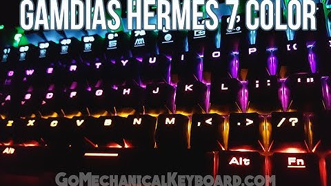 All Color Effects for Gamdias Hermes 7 Color Keyboard