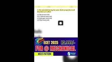 Mechanical MCQs for ECET 2025 🚀 | Q-164 Strategy to Achieve Top Rank!,#ecet2025