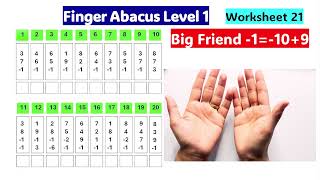 Boost Your Child s Focus Math Skills with Finger Abacus Worksheets-21