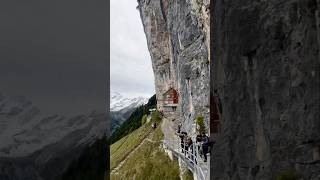 Gasthaus Aescher, Ebenalp, Switzerland.Один из самых популярных видов Швейцарии.Теперь видели и мы