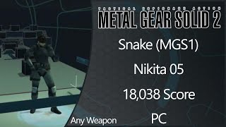 MGS2: Substance | PC | Snake (MGS1) | Weapon | Nikita | Level 05 | Any Weapon | 18038 Score
Follow me on Twitch today for more live content: https://twitch.tv/dlimes13
Decent.
Want to learn how to speedrun any Metal Gear game? Check out the Wiki:
https://metalgearspeedrunners.com/wiki
Learning to speedrun or want to hang out with the community? Join the Lime City Discord:
https://discord.gg/7JdgmEn
Interested in joining the #LimeCityUnit Twitch Team? Join the Discord above.
https://twitch.tv/team/limecityunit
My list of Personal Bests and World Records:
https://speedrun.com/user/dlimes13 MGS2: Substance | PC | Snake (MGS1) | Weapon | Nikita | Level 05 | Any Weapon | 18038 Score