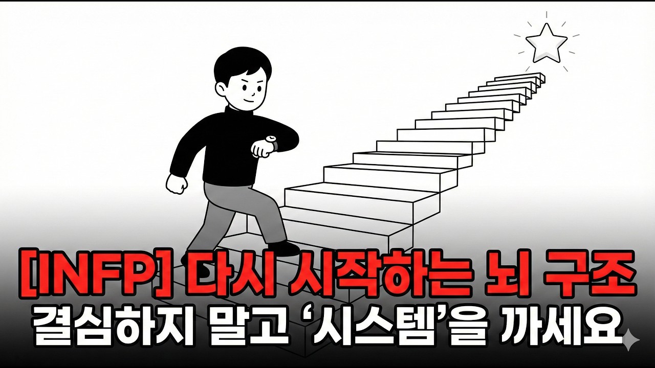 무기력한 INFP를 다시 움직이게 만드는 15분의 과학