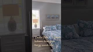 Relax with this coastal bedroom refresh 🌿 #CoastalDecor #homestyle