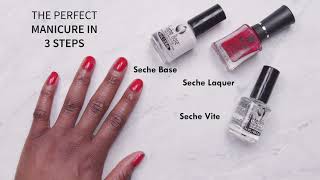 The Perfect Manicure in 3 Steps Using Seche Base