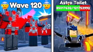 Can I Beat 😰 ASTRO With TRIO SPEAKER HYPER? 💪 - Roblox Toilet Tower Defense