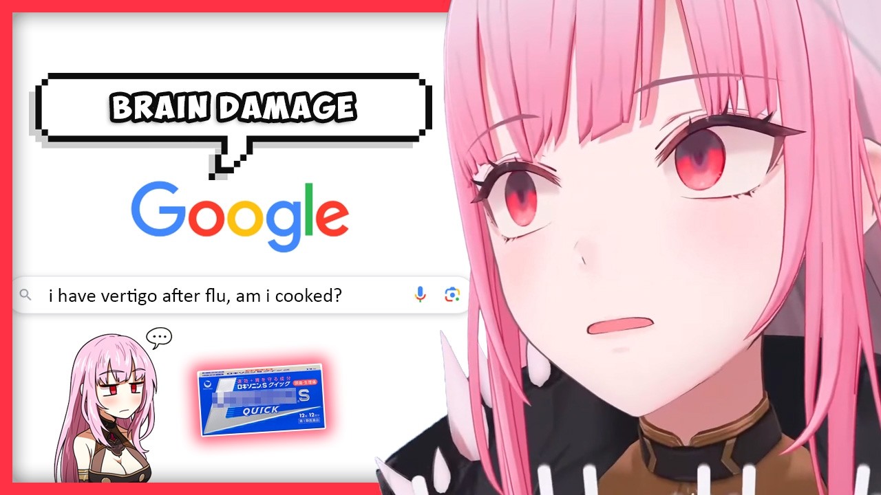 Calli regrets asking google about her sickness symptoms 【Hololive】