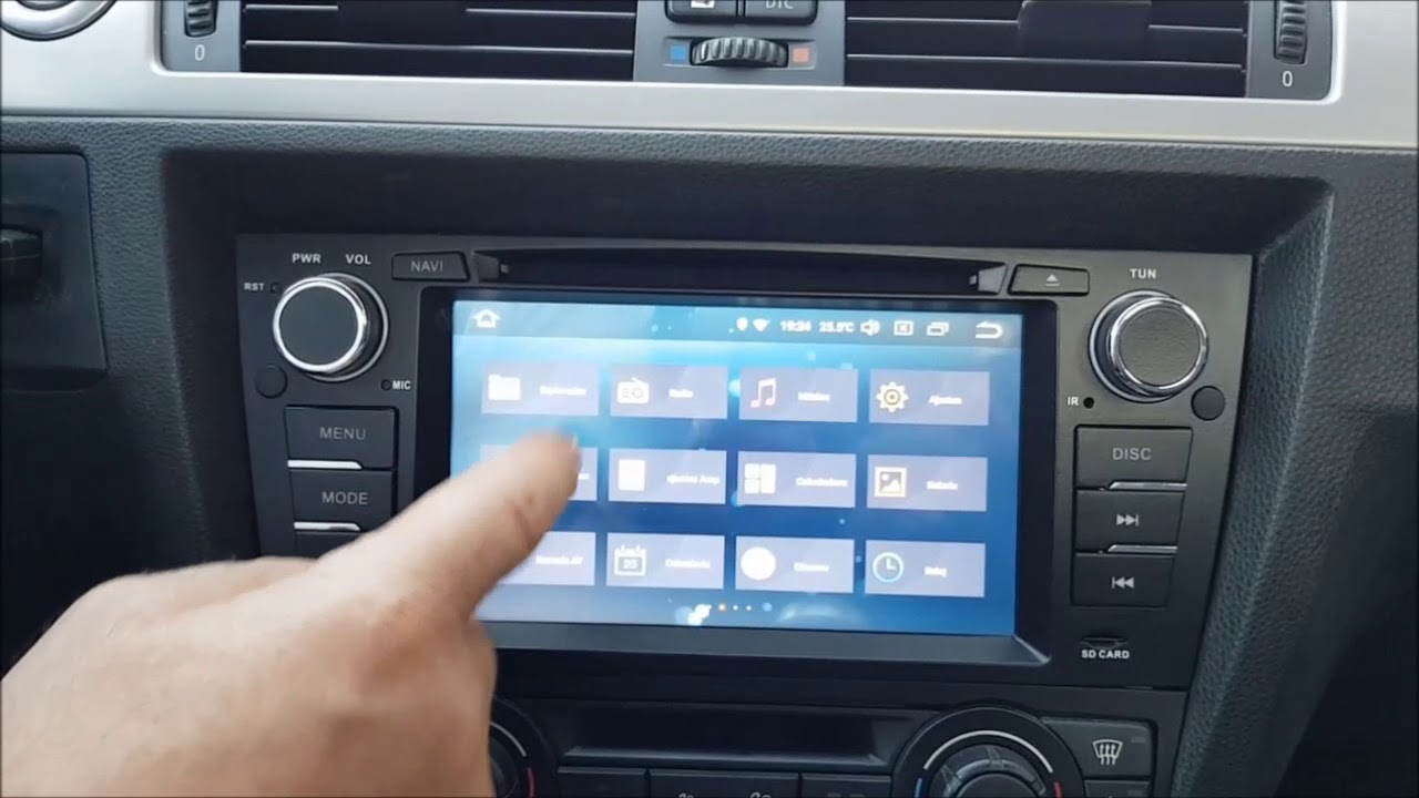 Radio navegador BMW E90 YouTube