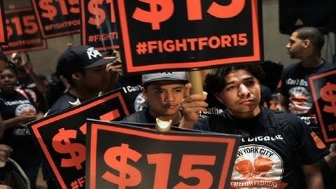 NYC Fast-Food Workers Demand $15 Minimum Wage