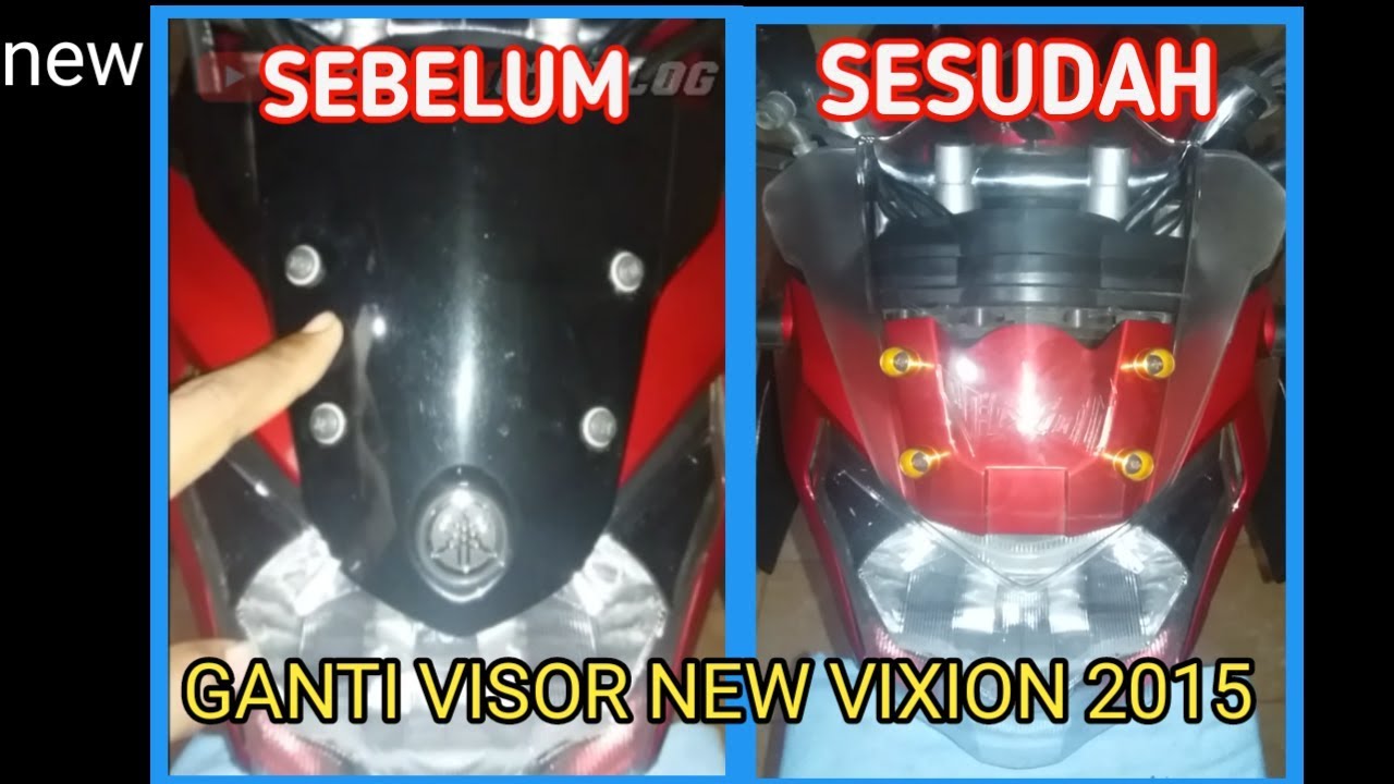 GANTI VISOR NEW VIXION 2015 ‼️ MODIF SIMPLE TAPI KEREN #newvixionadvance #newvixion #cygermotovlog