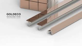 Special May Special Discount Rose Gold Stainless Steel T Profiles T6T8T10T12T16T19T25