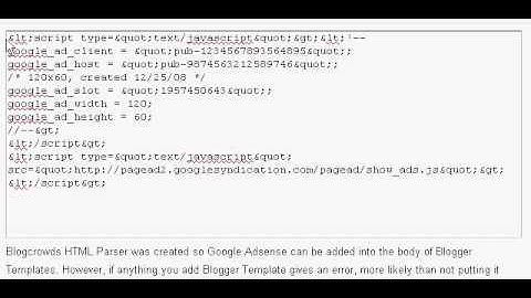 Convert Adsense Code.FLV
