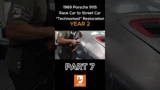 PART 21 | 1969 Porsche 911 S Race Car to Street Car Restoration | #shorts #porsche #restoration