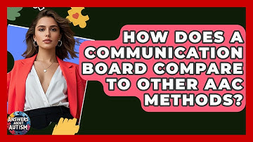 How Does A Communication Board Compare To Other AAC Methods? - Answers About Autism
