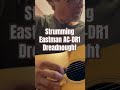 Strumming a new old Eastman AC-DR1 dreadnought guitar #eastmanguitars #guitar