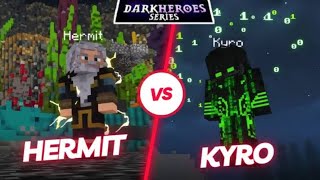 Ft. Proboiz95 😈  #darkheros The epic entry of Hermit 🔥| Hermit VS Kyro 👿 #minecraft 2k special🥵