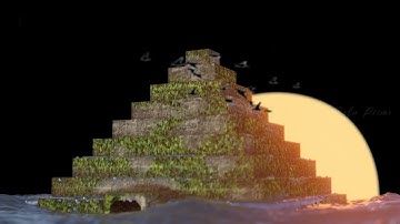 Rising Pyramid | Fluid simulation | Blender 2.91