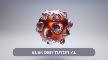 Blender 3D tutorial for Beginners: Soft Body Abstract Composition