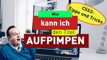 Wie kann ich meinen Titel mit CSS aufpimpen und ihm einen Schatten geben?
