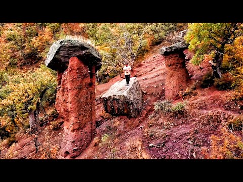 Дикий Шторм в Крыму. КАМЕННЫЕ ГРИБЫ в долины Сотера - исчезающее Чудо КРЫМА.