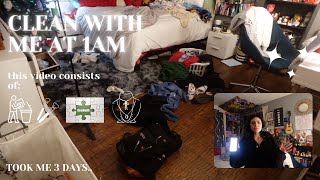 RESET MY LIFE AT 1AM (decluttering,cleaning, ect..)