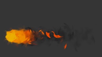 FX Particles Unity - 15- Handpainted fireball