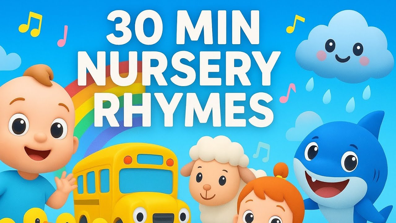 30 Minutes of Best Nursery Rhymes for Kids | Baby Songs Compilation ...