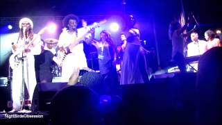 Adam Lambert Groovin' to Nile Rodgers & CHIC's "GOOD TIMES" Riverhead NY 8.19.2013