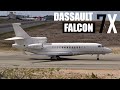 Dassault falcon 7x takeoff  dubrovnik airport dbvlddu