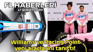 Williams ve Racing Point yeni araçlarını tanıttı! - 17 Şubat P.tesi F1 ve Motor Sporları Haberleri