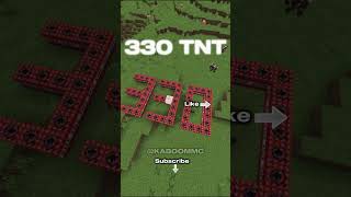330 TNT EXPLOSION ON MINECRAFT #minecraft #tnt